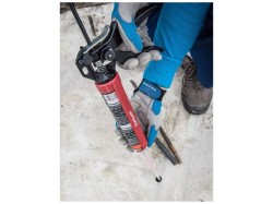 (obrázek pro) Pistole vytlačná otočná PROFI s přepínačem dávkování a zpětného kroku, 225mm/310ml FORTUM