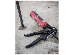 (obrázek pro) Pistole vytlačná otočná PROFI s přepínačem dávkování a zpětného kroku, 225mm/310ml FORTUM