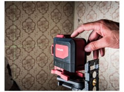 (obrázek pro) Laser zelený 3D liniový, křížový samonivelační FORTUM