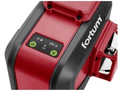 (obrázek pro) Laser zelený 3D liniový, křížový samonivelační FORTUM