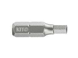 (obrázek pro) Hrot imbus vrtaný, HTa 6x25mm, S2, KITO