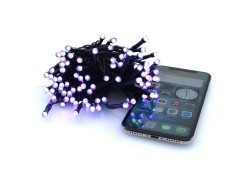 (obrázek pro) Smart WiFi řetěz RXL 380, barevný, kuličky, s efekty, 120 LED RETLUX