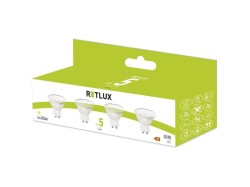 (obrázek pro) LED žárovka eko sada 4x5W GU10 REL 37 RETLUX