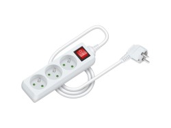 (obrázek pro) Prodlužovací přívod RPC 18, 1,5 m, 3 zásuvky, 3 x 1,0 mm² WS RETLUX