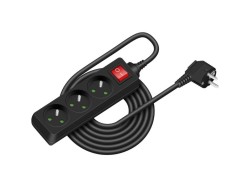 (obrázek pro) Prodlužovací přívod RPC 21B, 5 m, 3 zásuvky, 3 x 1,0 mm² WS RETLUX