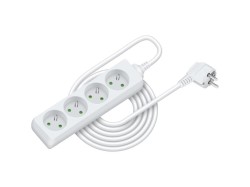 (obrázek pro) Prodlužovací přívod RPC 09, 5 m, 4 zásuvky, 3 x 1,0 mm² RETLUX