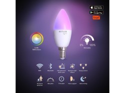 (obrázek pro) Chytrá žárovka LED smart 4,5W E14 RGB CCT C37 RSH 100 RETLUX HOME