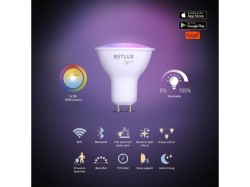 (obrázek pro) Chytrá žárovka LED 4,5W GU10 RGB CCT RSH 101 RETLUX