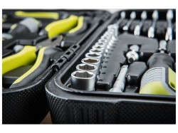 (obrázek pro) Sada nářadí 65ks, CrV, 1/4″, 3/8″ EXTOL CRAFT