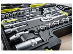 (obrázek pro) Sada nářadí 65ks, CrV, 1/4″, 3/8″ EXTOL CRAFT