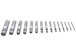 (obrázek pro) Děrovač kůže, sada 15ks, 2-22mm, EXTOL CRAFT