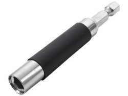 (obrázek pro) Držák hrotů do vrtačky, výsuvný, 80-122mm, magnet, CrV, EXTOL PREMIUM