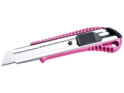 (obrázek pro) Nůž ulamovací kovový s kovovou výztuhou, 18mm, Auto-lock EXTOL LADY