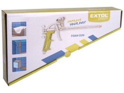 (obrázek pro) Pistole na PU pěnu, s regulací průtoku EXTOL CRAFT