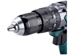 (obrázek pro) Vrtací šroubovák aku s příklepem, 18V Li-ion, 4 pólový motor, 2000mAh EXTOL INDUSTRIAL