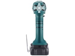 (obrázek pro) Vrtací šroubovák aku s příklepem, 18V Li-ion, 4 pólový motor, 2000mAh EXTOL INDUSTRIAL