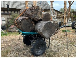 (obrázek pro) Kolečko dvoukolák s převodovkou aku, 260kg, 100l, 40V Li-Ion, 6000mAh EXTOL INDUSTRIAL