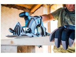 (obrázek pro) Pila kotoučová aku SHARE20V, 165mm, BRUSHLESS, 20V Li-ion, bez baterie a nabíječky EXTOL INDUSTRIAL