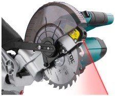 (obrázek pro) Pila pokosová 185mm aku s laserem SHARE20V, BRUSHLESS, 20V Li-ion, bez baterie a nabíječky EXTOL INDUSTRIAL