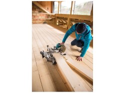 (obrázek pro) Pila pokosová 185mm aku s laserem SHARE20V, BRUSHLESS, 20V Li-ion, bez baterie a nabíječky EXTOL INDUSTRIAL