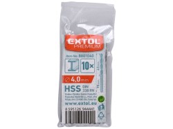 (obrázek pro) Vrták do kovu HSS, bal 10ks, O 4,0 L-75 L1-43, HSS, EXTOL PREMIUM