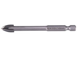 (obrázek pro) Vrták na sklo a keramiku karbidový 10 mm EXTOL PREMIUM