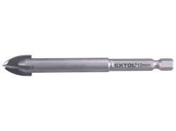 (obrázek pro) Vrták na sklo a keramiku karbidový 12 mm EXTOL PREMIUM