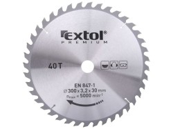 (obrázek pro) Kotouč pilový s SK plátky 300x2,2x30mm 40T EXTOL PREMIUM