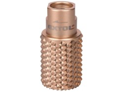 (obrázek pro) Rašple rotační-válcová s čelními zuby, ø30mm, závit M14 EXTOL PREMIUM