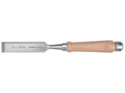 (obrázek pro) Dláto s kvalitní bukovou rukojetí, 25mm, délka 280mm, CrV, EXTOL PREMIUM