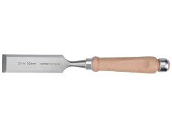 (obrázek pro) Dláto s kvalitní bukovou rukojetí, 32mm, délka 290mm, CrV, EXTOL PREMIUM