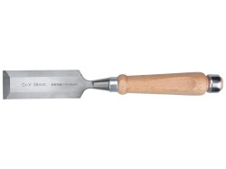 (obrázek pro) Dláto s kvalitní bukovou rukojetí, 38mm, délka 290mm, CrV, EXTOL PREMIUM