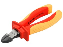 (obrázek pro) Kleště štípací boční, 160mm, 1000V, VDE, CrV, EXTOL PREMIUM