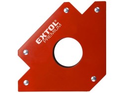 (obrázek pro) Magnet-úhelník svařovací, 45°-90°-135°, nosnost do 34kg EXTOL PREMIUM