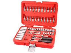 (obrázek pro) Hlavice nástrčné, sada 57ks, CrV, 1/4″ EXTOL PREMIUM