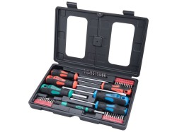 (obrázek pro) Šroubováky a hroty sada 47ks, 1/4″ hroty a 4mm mini hroty, CrV EXTOL PREMIUM