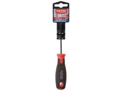 (obrázek pro) Šroubovák plochý SUPERGRIP, (-) 3x75mm, CrV EXTOL PREMIUM