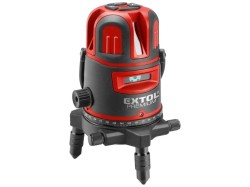 (obrázek pro) Laser zelený liniový, křížový samonivelační EXTOL PREMIUM