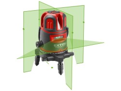 (obrázek pro) Laser zelený liniový, křížový samonivelační EXTOL PREMIUM