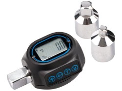 (obrázek pro) Adaptér momentový digitální, 1/2″, 20-200Nm, s redukcí na čtyřhran 1/4″ a 3/8″, EXTOL PREMIUM (8825300)