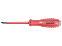 (obrázek pro) Zkoušečka napětí 110-250V, PH1 (+), 160mm EXTOL PREMIUM