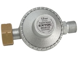 (obrázek pro) Regulátor tlaku pro hořáky na propan-butan, 1.5bar, výstup závit G3/8″L EXTOL PREMIUM
