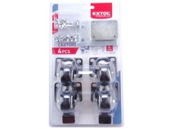 (obrázek pro) Kolečka pro L plastový box, 4ks, EXTOL PREMIUM