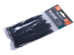 (obrázek pro) Pásky na vodiče, 2,5x100mm, 100ks, černé, NYLON, EXTOL PREMIUM