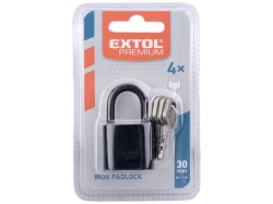 (obrázek pro) Zámek visací kovový, 30mm EXTOL PREMIUM