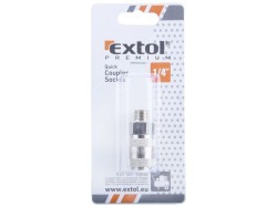 (obrázek pro) Rychlospojka vzduchová zásuvka s vnějším závitem, G-1/4″ EXTOL PREMIUM
