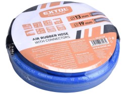 (obrázek pro) Hadice vzduchová, guma, s rychlospojkami, 1/2″ (13/19mm), 10m EXTOL PREMIUM