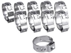 (obrázek pro) Spona na hadici, 10ks, ∅ 17,8mm, INOX EXTOL PREMIUM