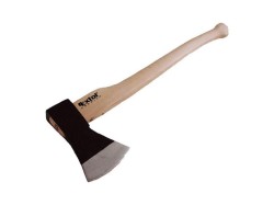 (obrázek pro) Sekera černá s kvalitní českou bukovou násadou, 600g, násada 36 cm, EXTOL PREMIUM