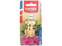 (obrázek pro) Rychlospojka na hadici, 1/2″, mosazná, EXTOL PREMIUM